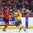 MONTREAL, CANADA - JANUARY 4: Canada's Thomas ChabotÂ #5 battle Sweden's Joel Eriksson Ek #20 for position during semifinal round action at the 2017 IIHF World Junior Championship. (Photo by Matt Zambonin/HHOF-IIHF Images)

